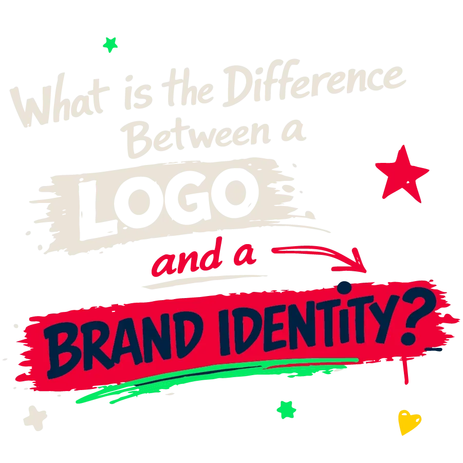 What is the difference between a logo and a brand identity?